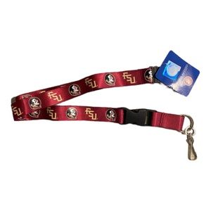 FSU Florida State Seminoles Noles Officially Licensed NCAA Lanyard Keychains NWT